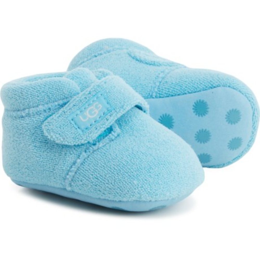 NIB UGG BOY'S‎ GIRL''S BABY INFANT BOOTIES SKY BLUE